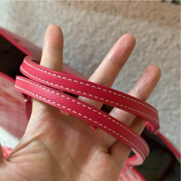 RARE Authentic Goyard Saint Louis PM FUCHSIA Le Jardin Floral Shoulder Tote Bag - Picture 14 of 14